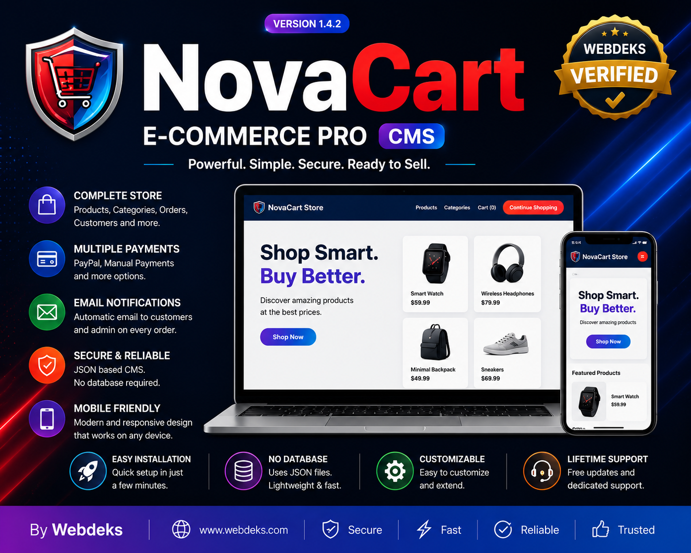 NovaCart E-Commerce PRO CMS v1.4.2